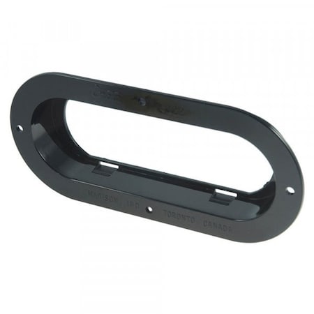 Grote Bracket, Lamp, Black, Oval Theft-Resistant Mounting Flange 43222
